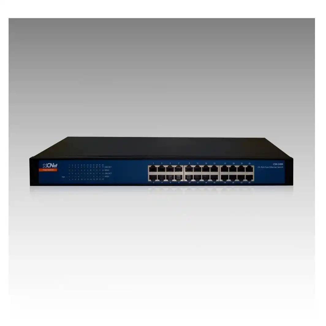 CNet - CSH-2400 CNet CSH-2400 24 Port Fast Ethernet Switch