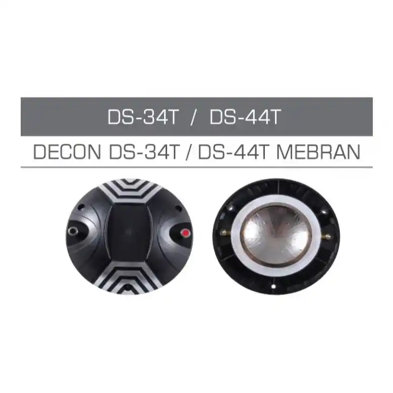 DS-34PD / DS-44PD - DS-34T / DS-44T  Pro Compression Driver / Mebran 