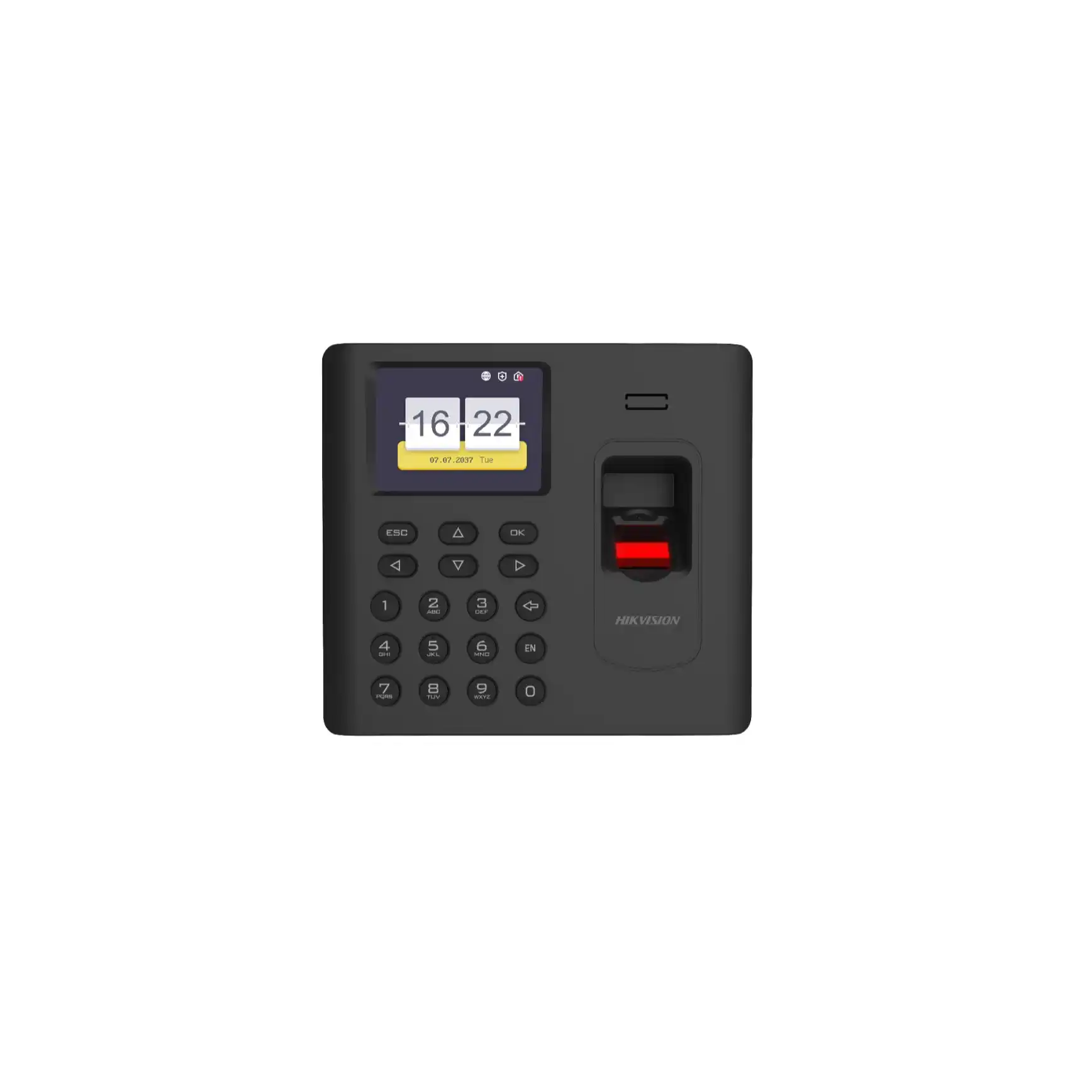DS-K1A802EF-B LCD Ekranlı Standalone Parmak İzi ve Kart Okuyuculu PDKS Terminali (Dahili Bataryalı - 2.8-inch 320×240 LCDTFT) 