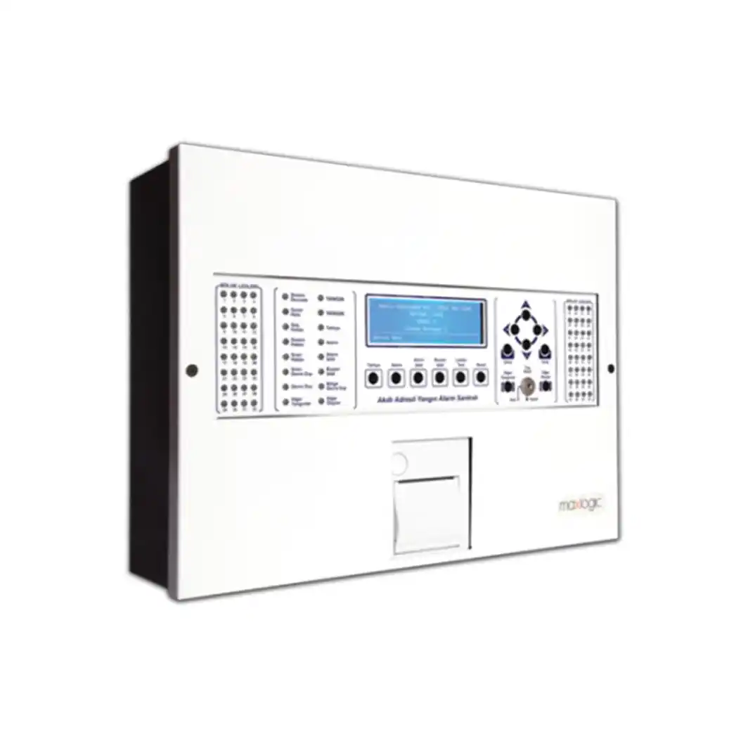 ML-1240.N Maxlogic Akıllı Adresli Yangın Alarm Santralı, Çevrimsiz, Network, Printer