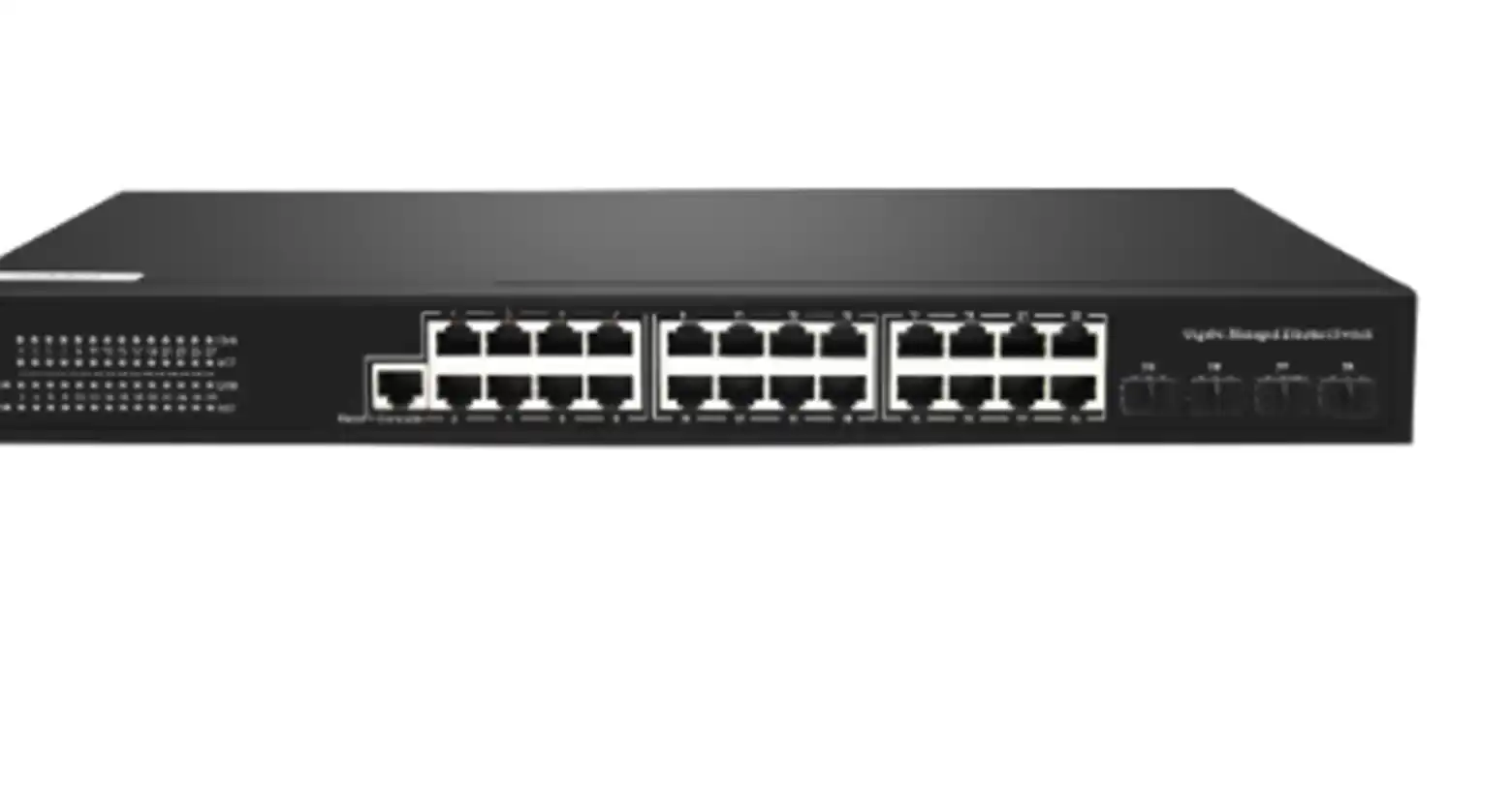 ODS-24MP4S1C-400 Layer 2 Managed 32 Ports 10/100/1000M  PoE Switches ,1-24 Port support POE ,with 4 Uplink Gigabit SFP port