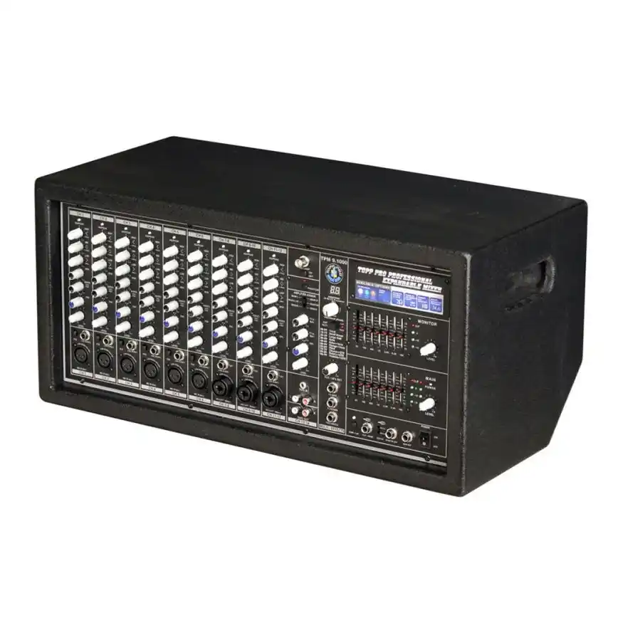 TPM 9.1000+TAC-MP3-T  14 Kanal Efektli/MP3 Çalar Power Mixer 